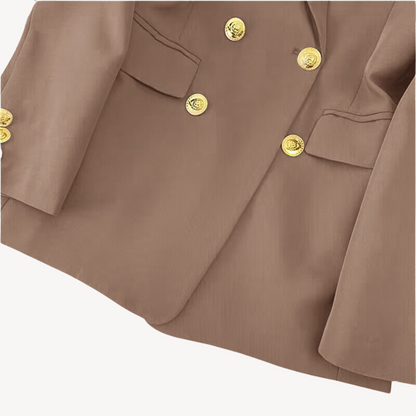 VogeLuxe | Women’s Double-Breasted Blazer