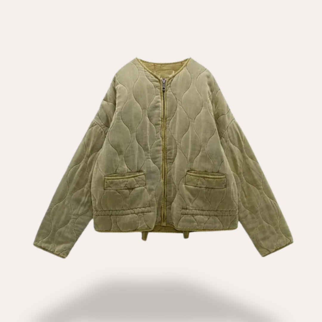 VogeLuxe | Women’s Diamond Pattern Winter Jacket