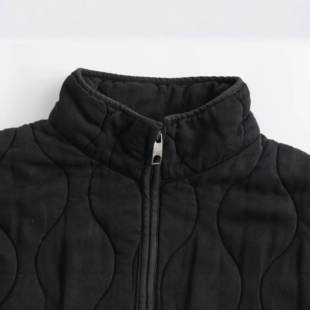 VogeLuxe | Women’s Diamond Pattern Winter Jacket