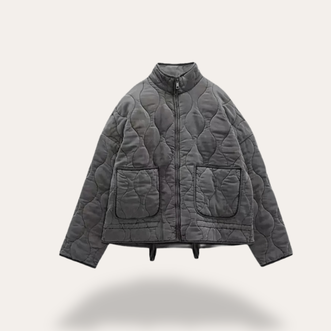 VogeLuxe | Women’s Diamond Pattern Winter Jacket