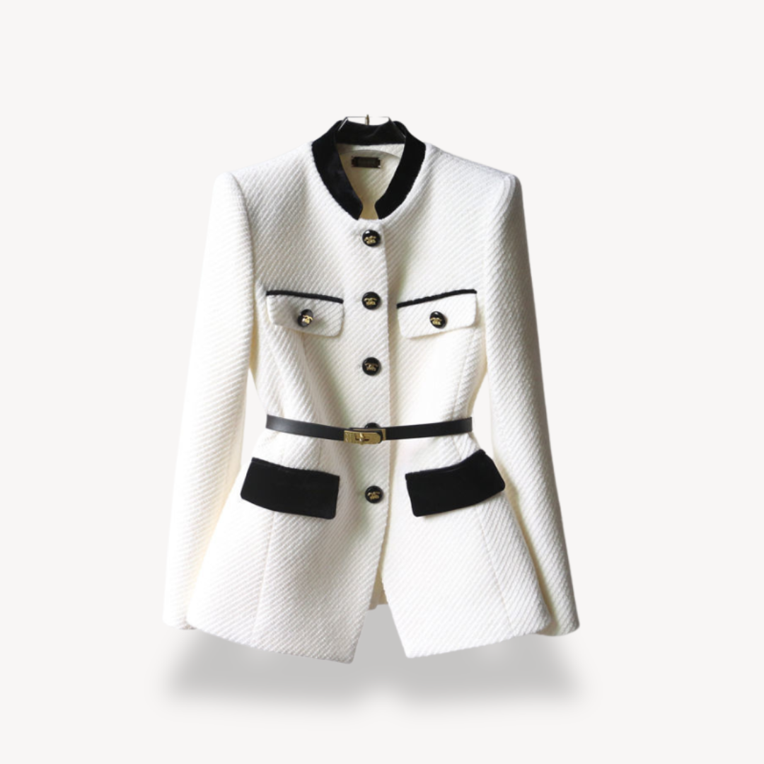 VogeLuxe | Women’s Patchwork Blazer Coat