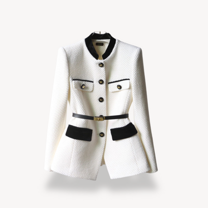 VogeLuxe | Women’s Patchwork Blazer Coat