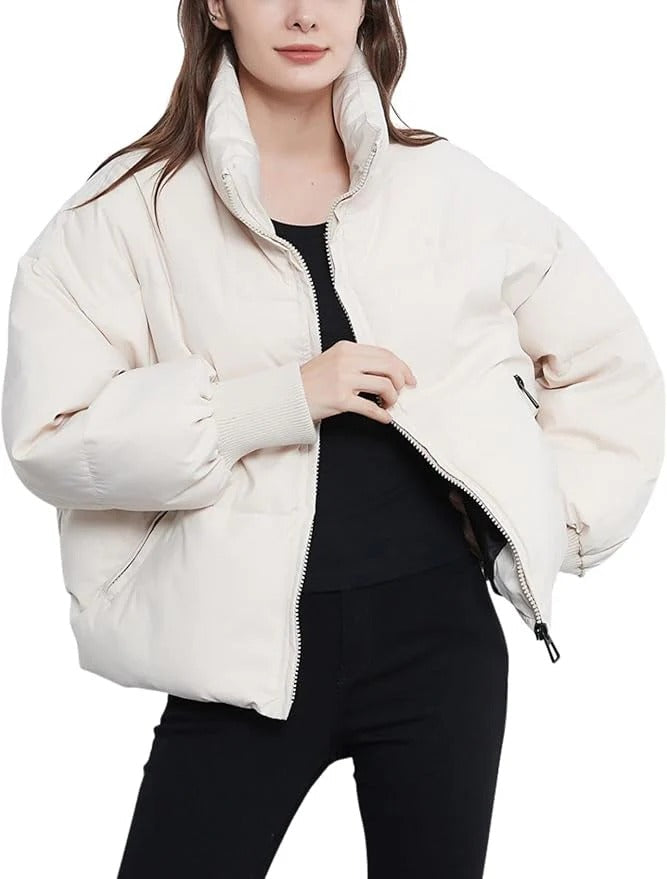 Women's Large Puffer Parka Coat