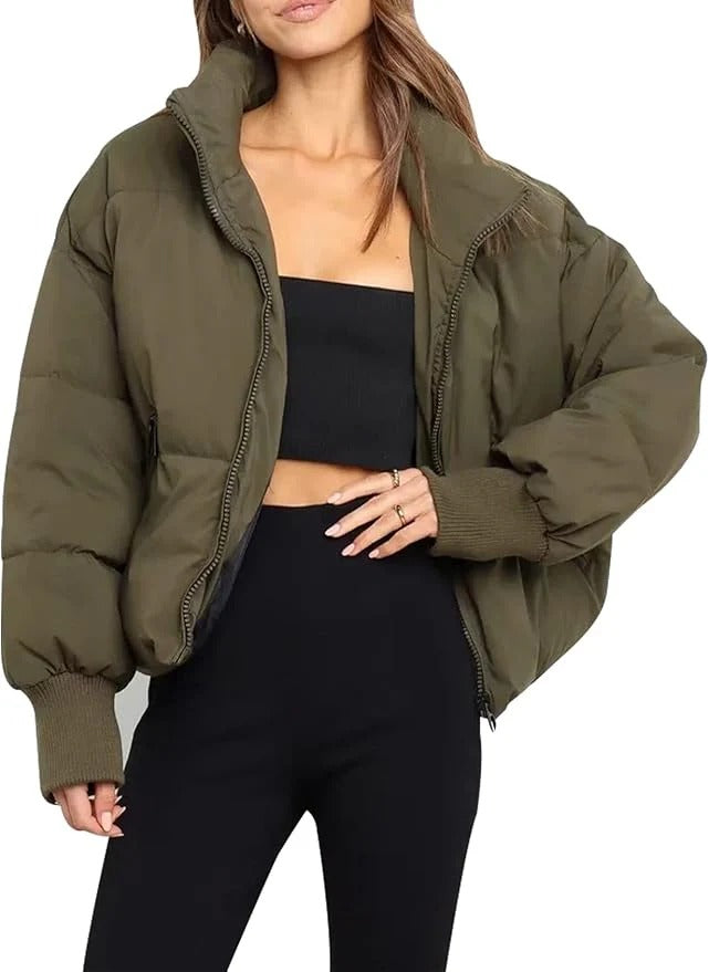 Women's Large Puffer Parka Coat