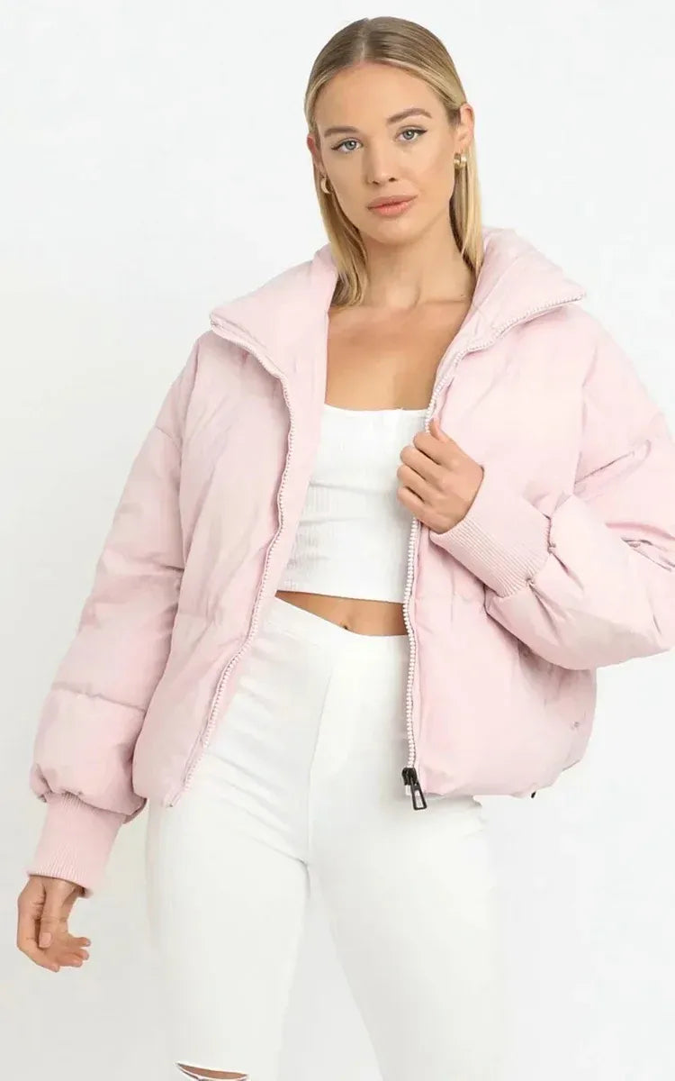 Women's Large Puffer Parka Coat