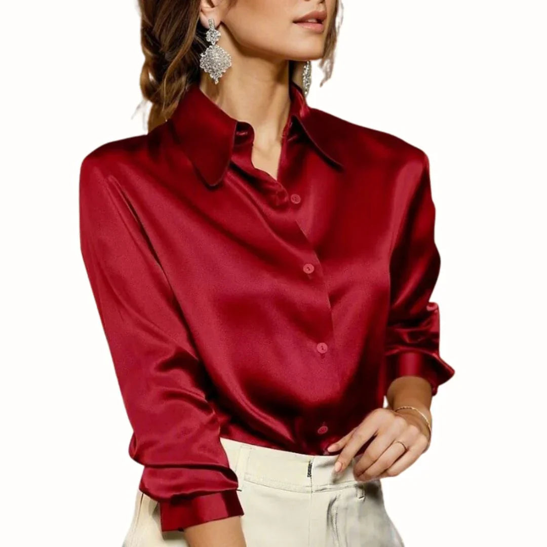 Classic Women's Long Sleeve Shirt - VogeLuxe