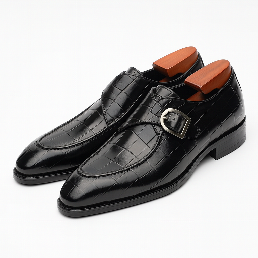 Luxeoutfit | Classic Buckled Dress Loafers 3