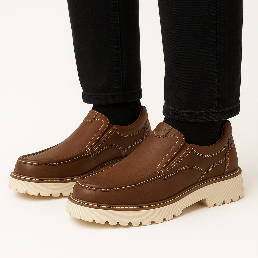 Luxeoutfit | Orthopedic Leather Support Loafers 2