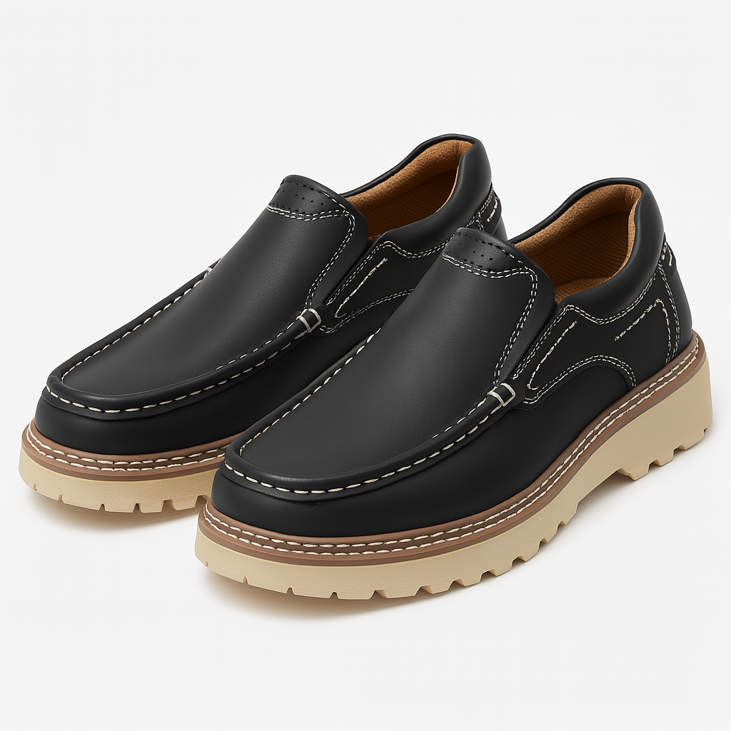 Luxeoutfit | Orthopedic Leather Support Loafers 3