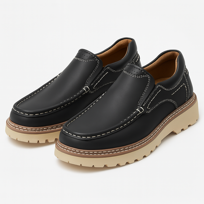 Luxeoutfit | Orthopedic Leather Support Loafers 3