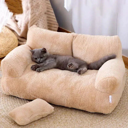 Pet Friendly Elevated Pet Bed with Bolstered Edges