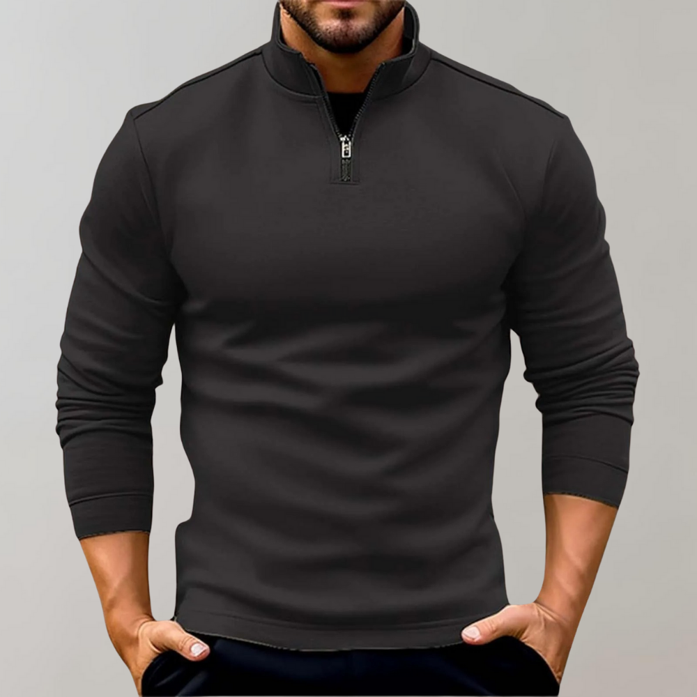 Cozy Winter Crew Neck Solid Color Sweater - VogeLuxe