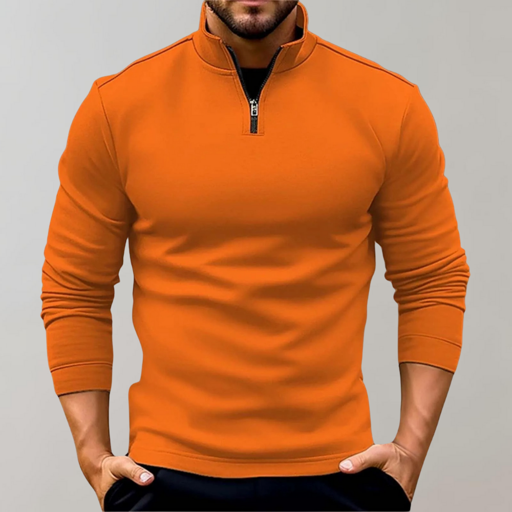 Cozy Winter Crew Neck Solid Color Sweater