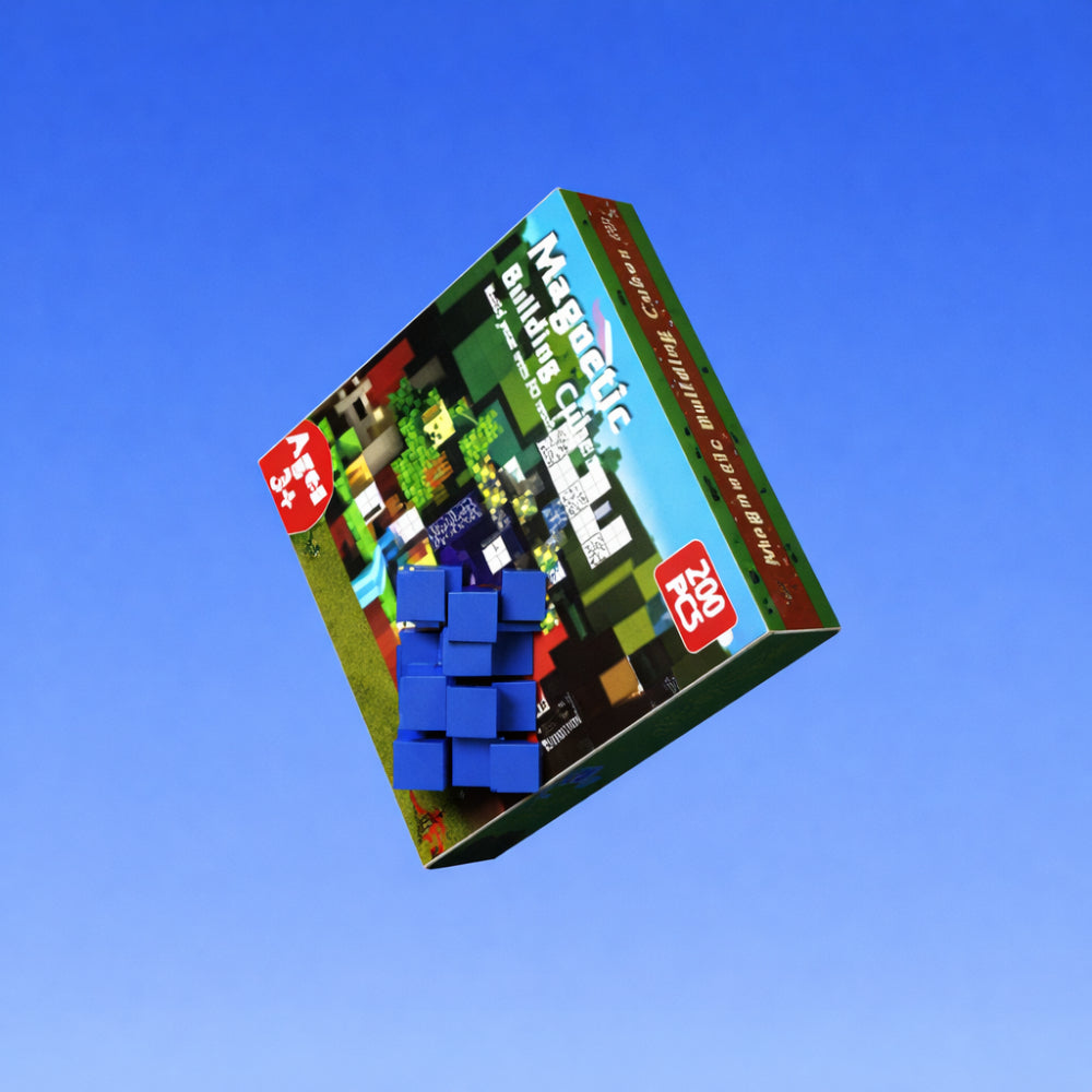 Colorful Building Blocks Magnetic Toy Set for Kids - VogeLuxe