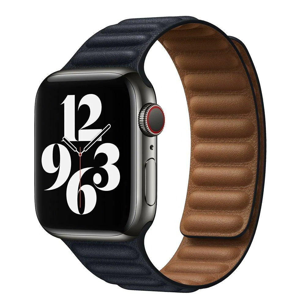 Stylish Leather Smartwatch Strap - VogeLuxe