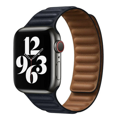 Stylish Leather Smartwatch Strap - VogeLuxe
