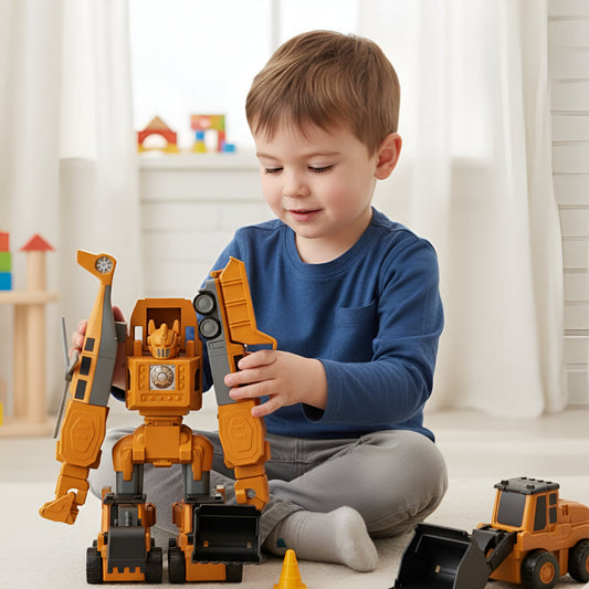 Building Brick Transforming Truck Playset - VogeLuxe