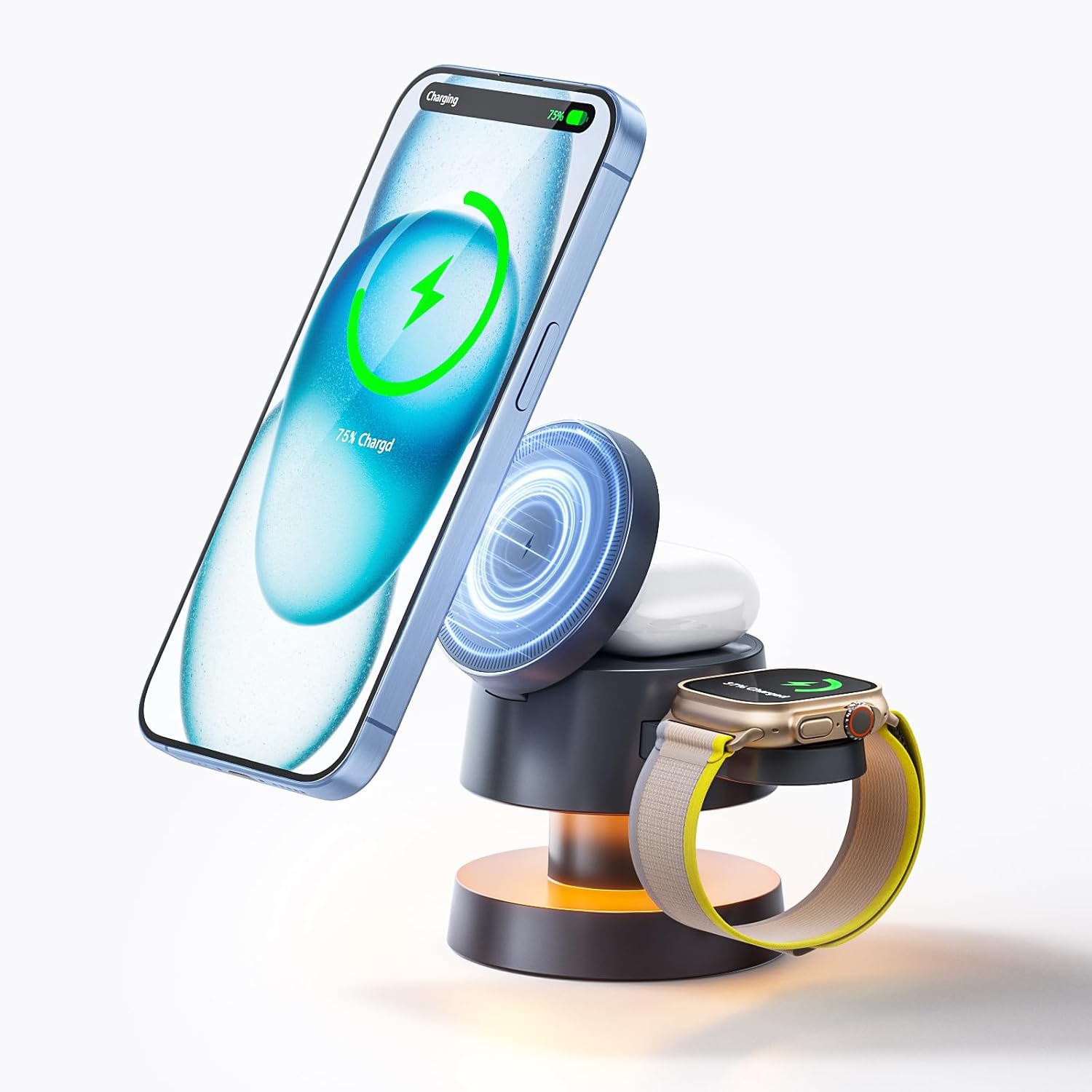 Multi-Function Wireless Charging Night Lamp - VogeLuxe
