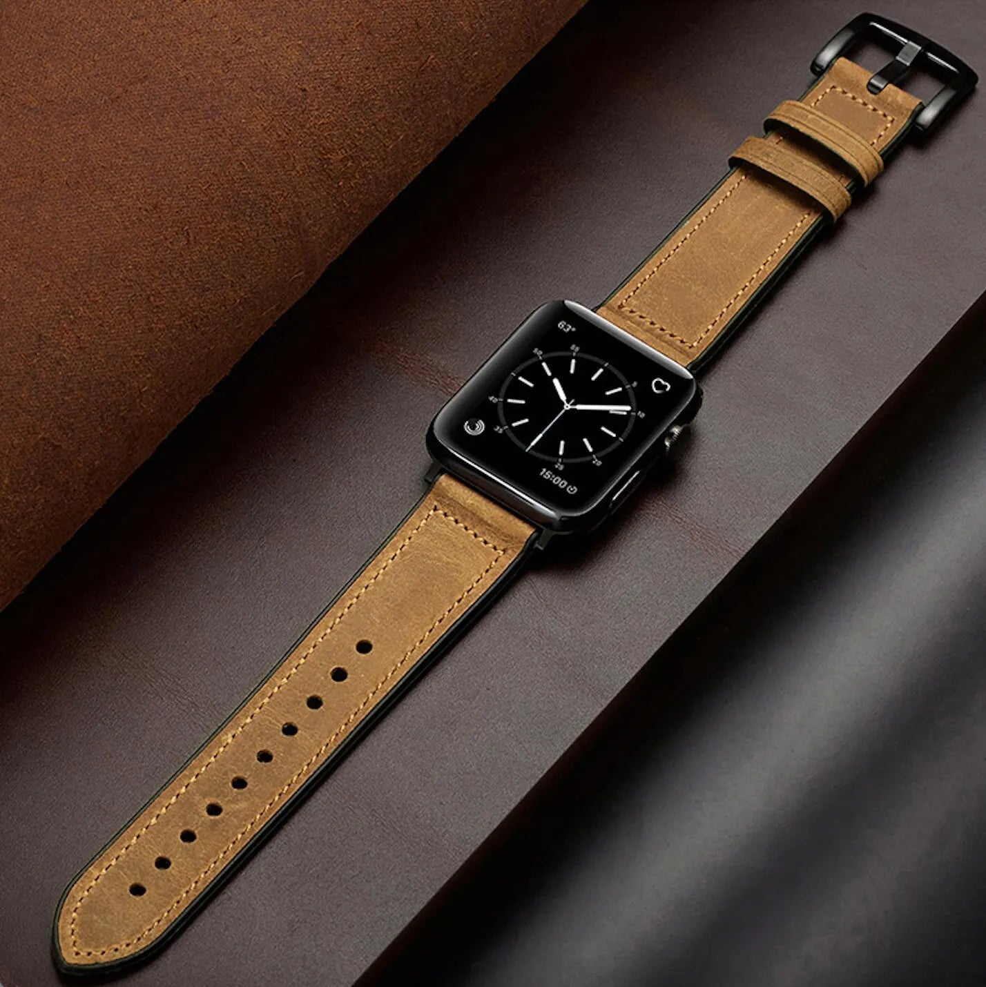 Premium Genuine Leather Smartwatch Strap