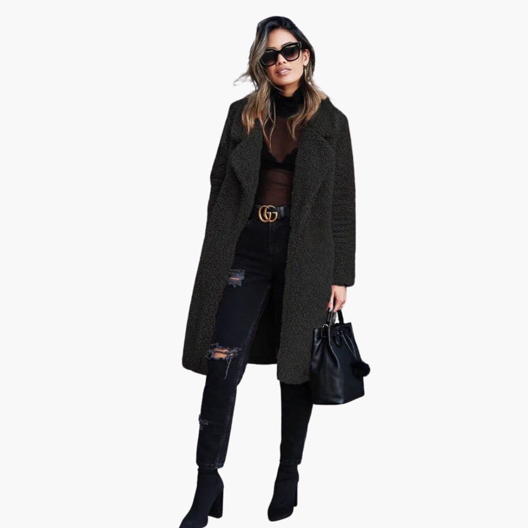 Warm Faux Fur Long Parka Coat