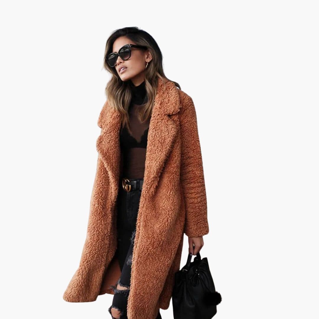 Warm Faux Fur Long Parka Coat