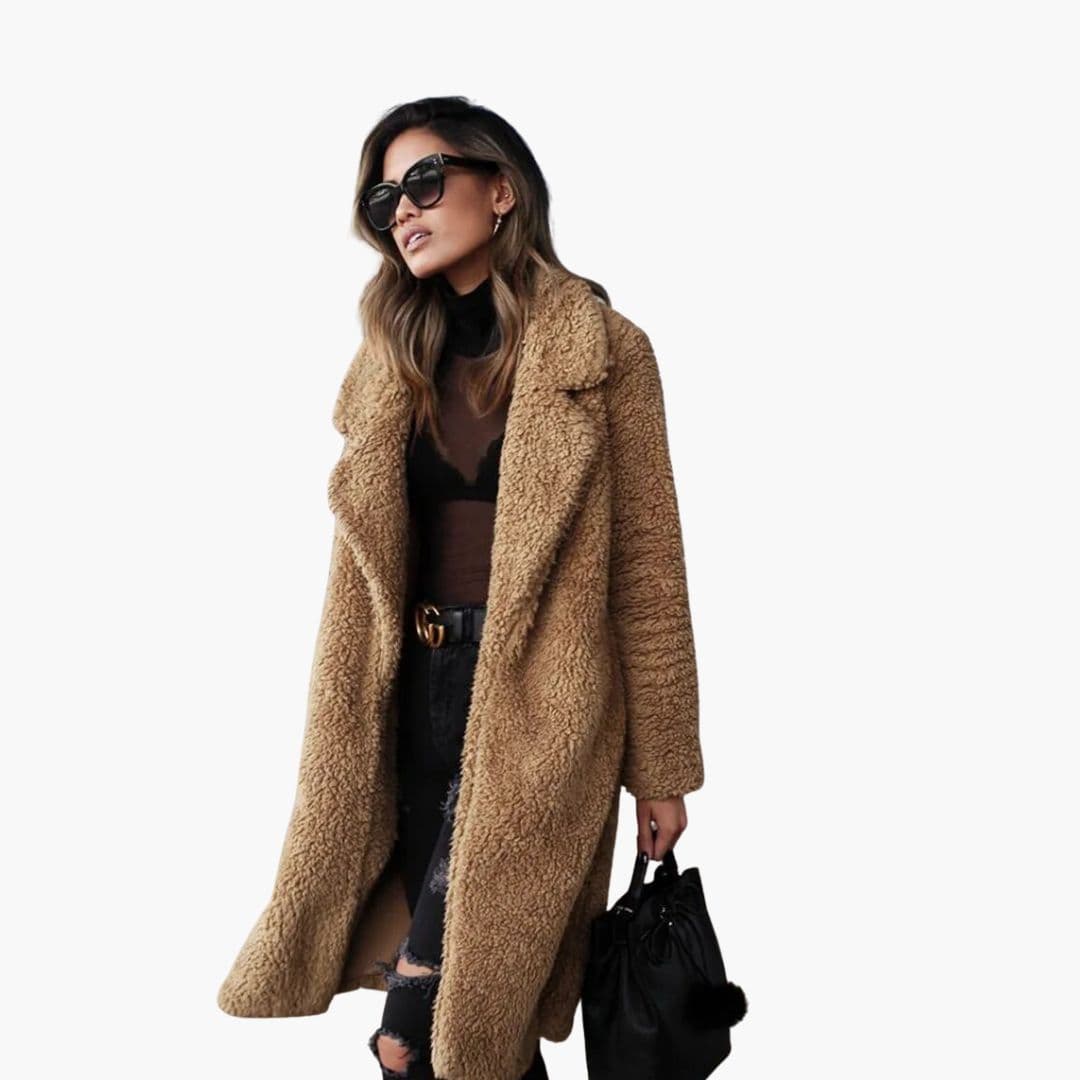 Warm Faux Fur Long Parka Coat