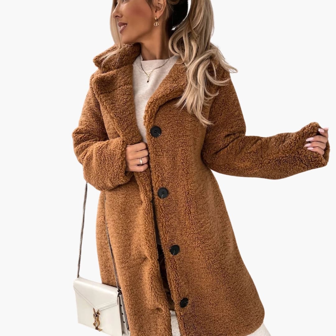 Cozy Fleece Lined Parka Jacket for Women