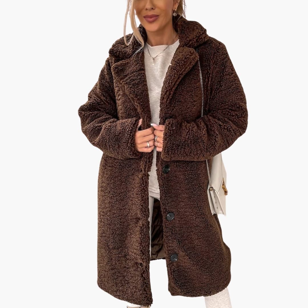 Cozy Fleece Lined Parka Jacket for Women