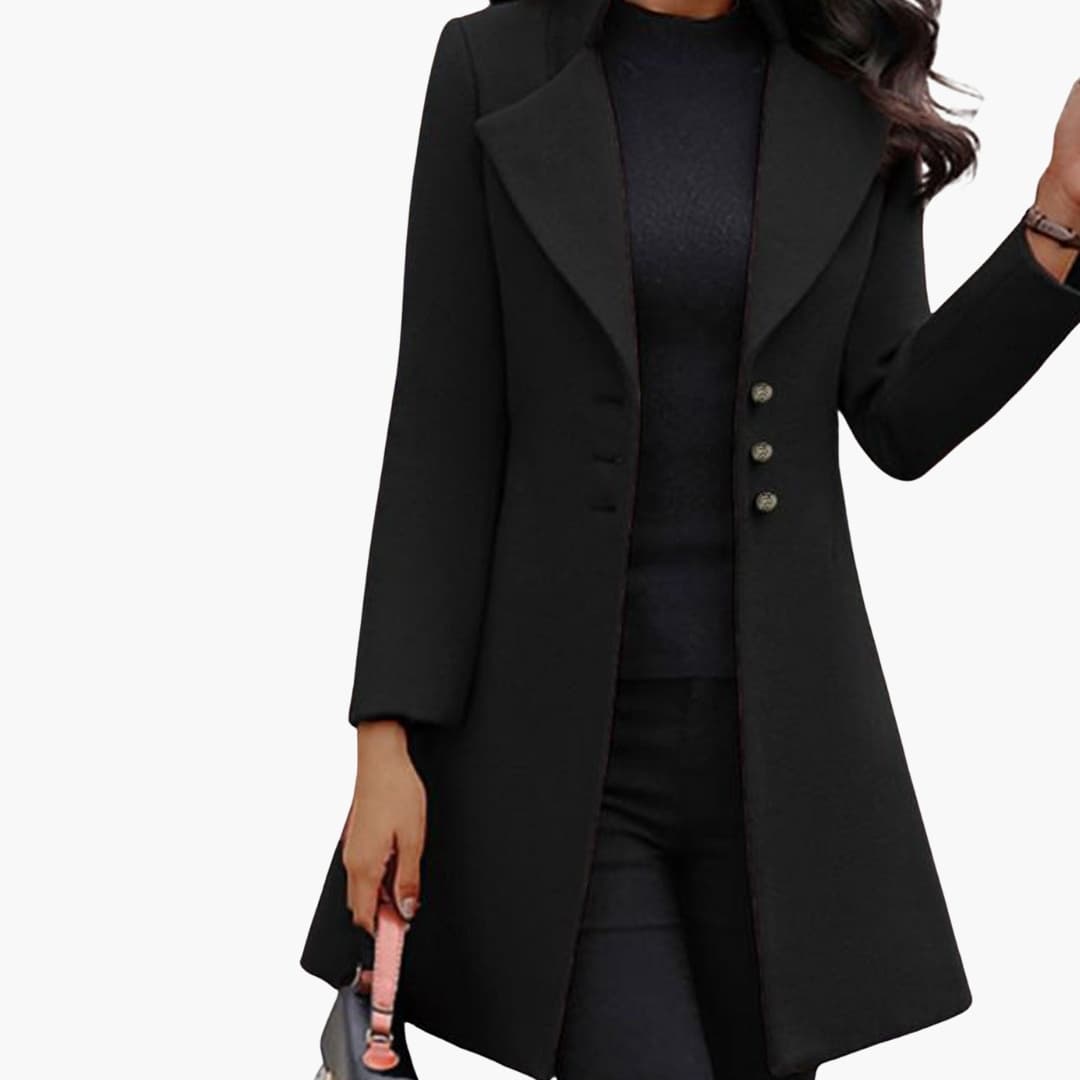 Ladies Classic Fit Trench Coat – Slim Fit Mid Length Jacket - VogeLuxe