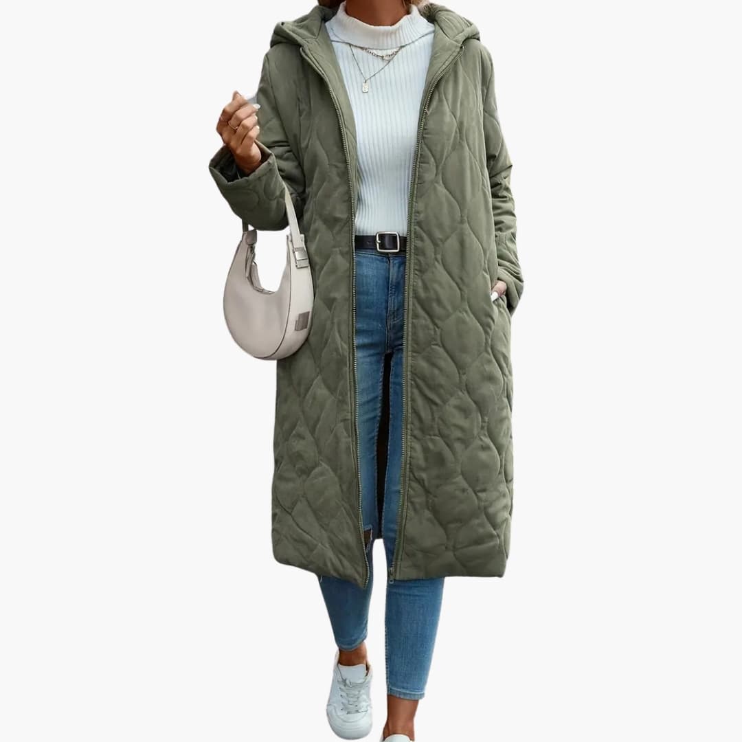 Warm Waterproof Parka Coat for Women - VogeLuxe