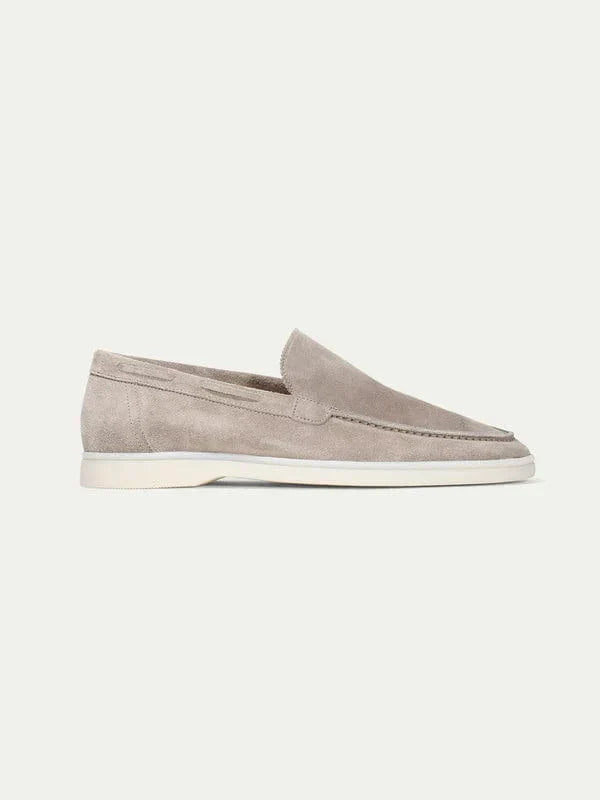 VogeLuxe | Men’s Suede Rawhide Moccasin Loafers