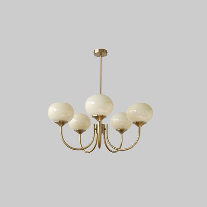 Soft Pink Glass Pendant Light Fixture