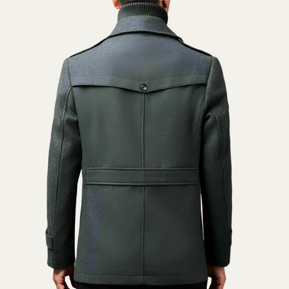 Massimo Men’s Trench Coat – Classic Long Overcoat | Timeless British Elegance 4