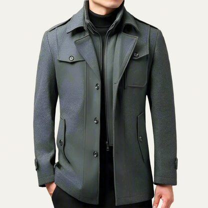 Massimo Men’s Trench Coat – Classic Long Overcoat | Timeless British Elegance 6