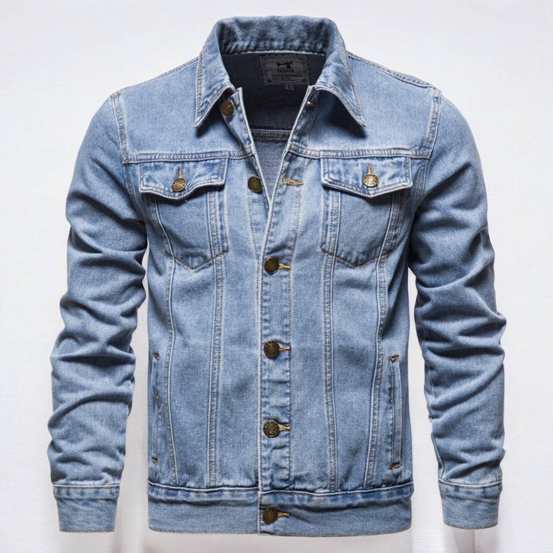 Maverick Washed Denim Jacket 0