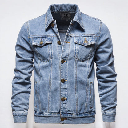 Maverick Washed Denim Jacket 0