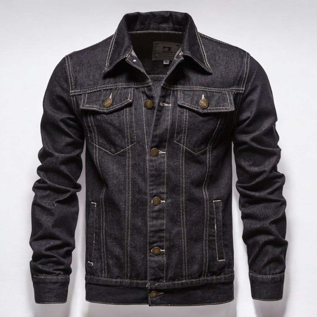 Maverick Washed Denim Jacket 4