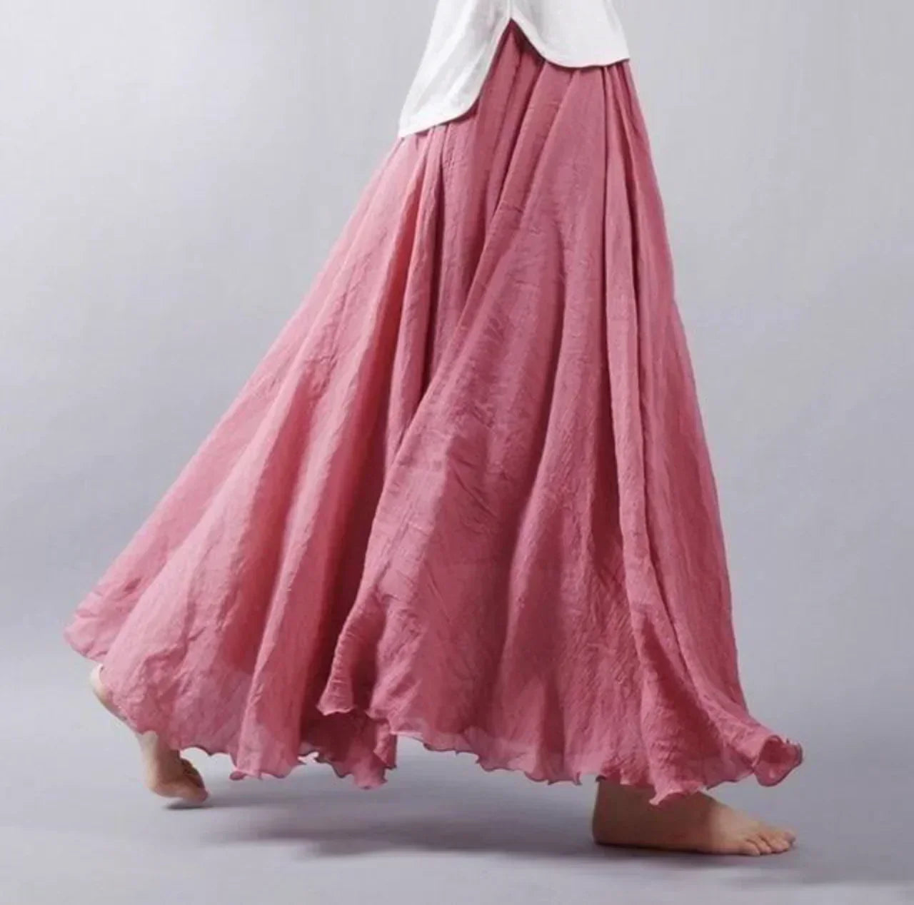 Bohemian Long Flowy Skirt