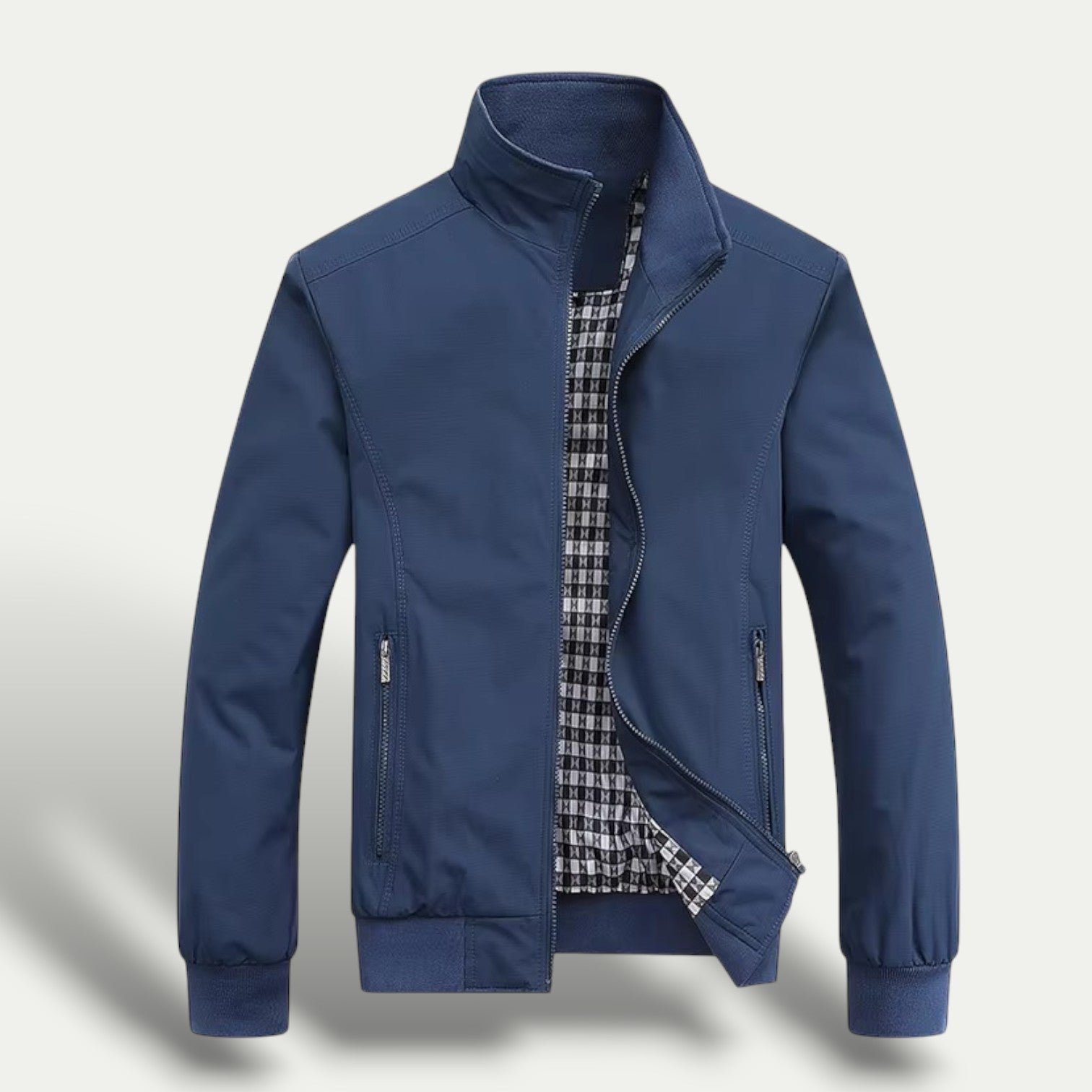 VogeLuxe | Men’s Fleece Quarter Zip Mock Neck Pullover main image 0