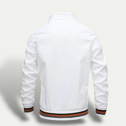 Men Stand Collar Bomber Jacket 1