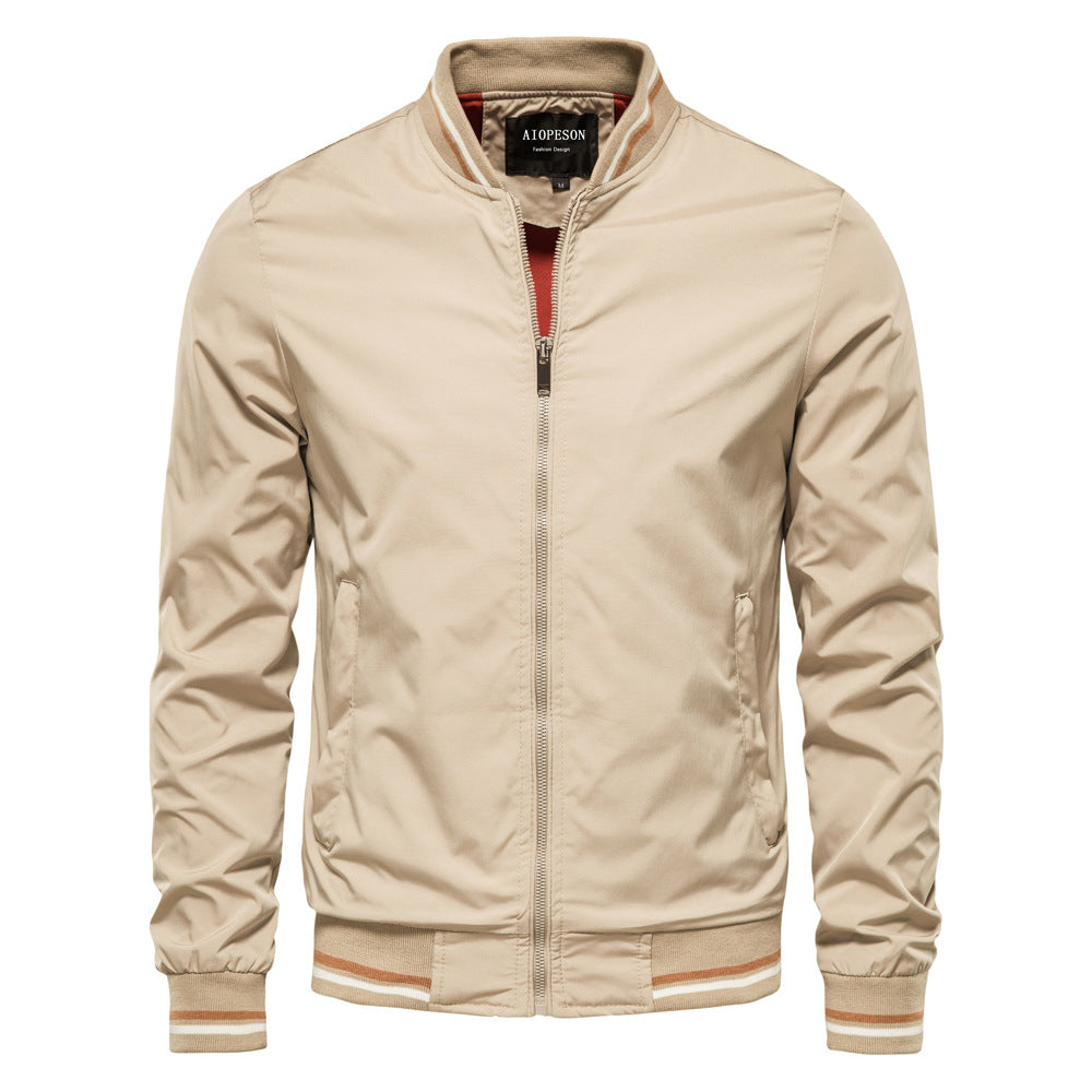 VogeLuxe | Men’s Lightweight Varsity Style Bomber Jacket
