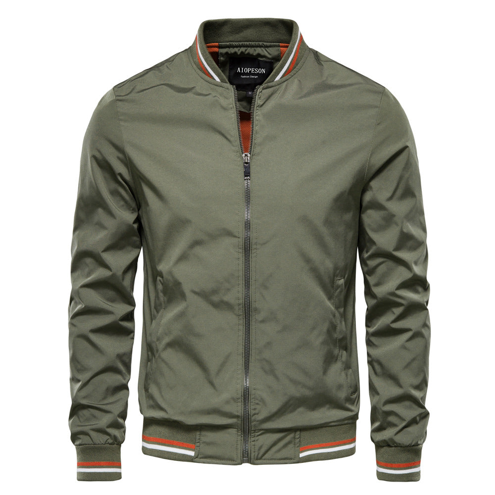 VogeLuxe | Men’s Lightweight Varsity Style Bomber Jacket