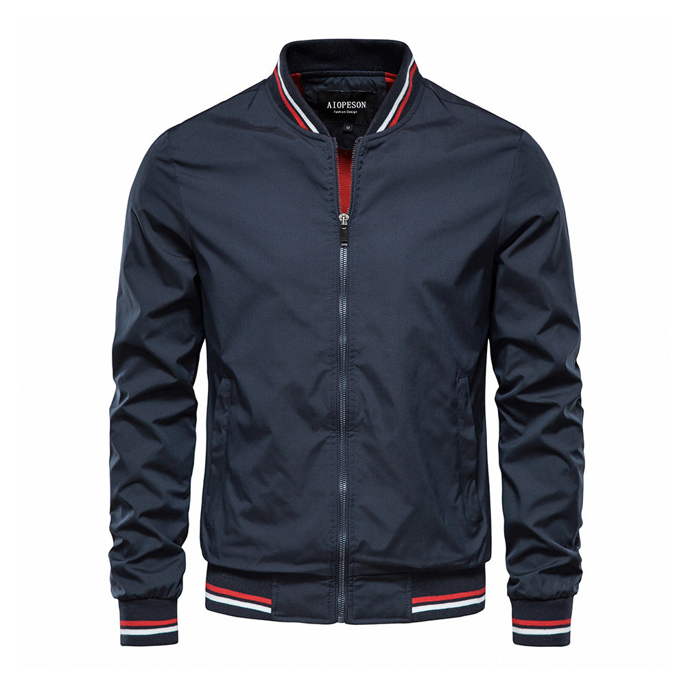 VogeLuxe | Men’s Lightweight Varsity Style Bomber Jacket