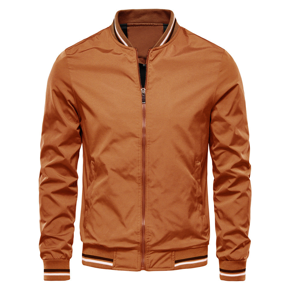 VogeLuxe | Men’s Lightweight Varsity Style Bomber Jacket