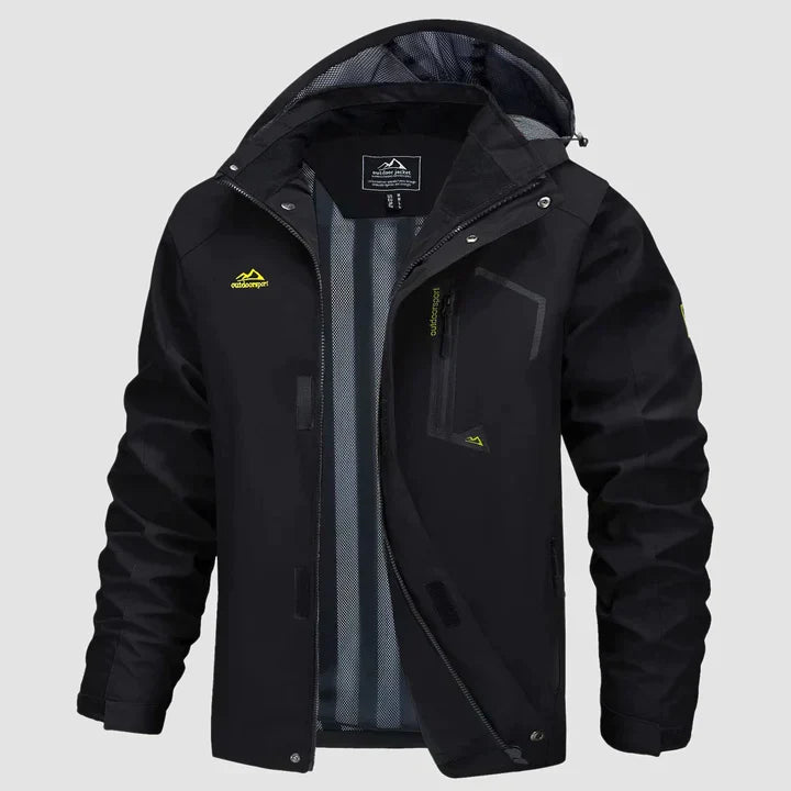 Waterproof Men's Breathable Hooded Rain Coat