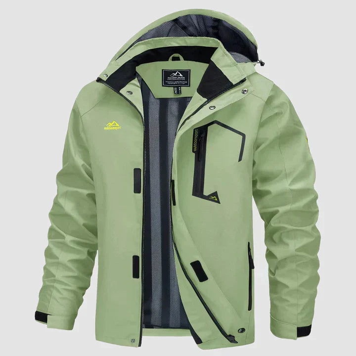 Waterproof Men's Breathable Hooded Rain Coat - VogeLuxe