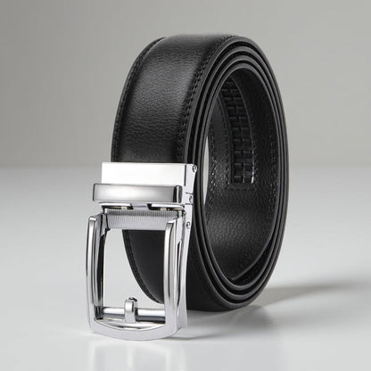 Men's Leather Belt with Quick Release Buckle