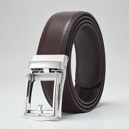 Men's Leather Belt with Quick Release Buckle
