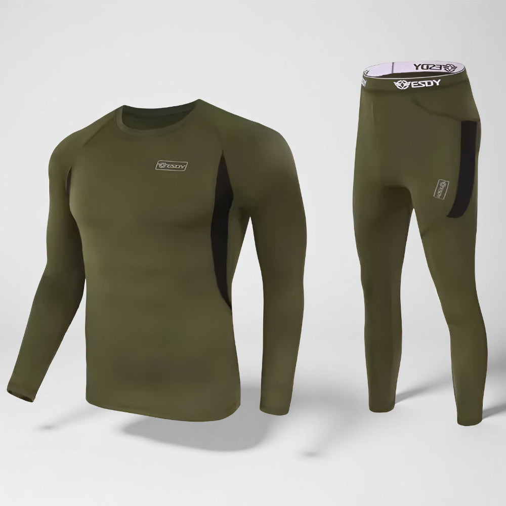 Thermal Men's Base Layer Winter Long Underwear Set