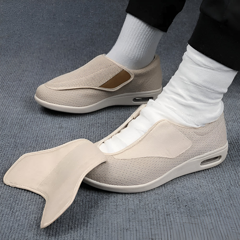 Comfortable Men's Slip On Wide Shoes - VogeLuxe